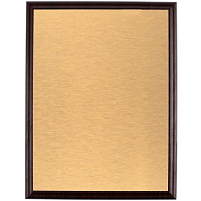 Плакетка Plaque, большая, вишня с золотистой пластиной Плакетка Plaque, большая, вишня с золотистой пластиной