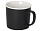 Матовая кружка Nancy 360 мл цветная снаружи, белая внутри, черный