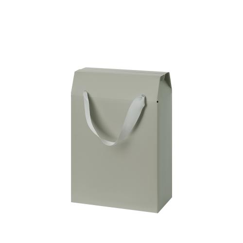 Подарочная коробка-пакет универсальная малая, серая
