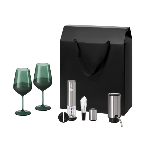 Подарочный набор Emerald, Vintaro, Dante (2 бокала + набор для вина + аэратор)