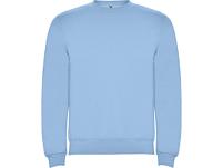 Свитшот с начесом Clasica унисекс, небесно-голубой