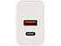Сетевое зарядное устройство c выходами USB-A и USB-C Recharger Pro, быстрая зарядка QC/PD, 30 Вт, белый