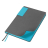 Ежедневник Flexy Star Sivilia Grey Edition Color А5, Серо-голубой