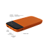 Внешний аккумулятор Bplanner Power 3 ST, софт-тач, 10000 mAh (Оранжевый)