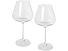 Rosso набор из 2 стеклянных бокалов для вина - Прозрачный