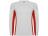 Футболка Shanghai  мужская с длинным рукавом, белый/красный
