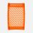 Карман из крупной сетки Pose, оранжевый неон