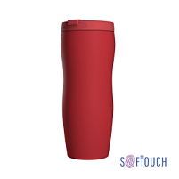 Термостакан "Монтана", покрытие soft touch, 0,4 л., черный