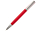 Ziguur шариковая ручка из переработанного алюминия - Красный (черные чернила)