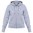 Толстовка женская Hooded Full Zip серый меланж