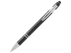 Kish шариковая ручка с серебристой отделкой - сплошной черный (черные чернила)