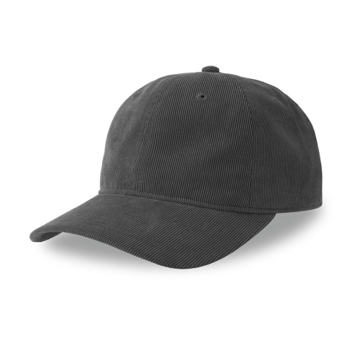 Бейсболка CREEP-S, 6 клиньев, металлическая застежка, темно-серый