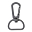 Застежка-карабин Snap Hook, M, серая