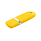 Флешка Shape с покрытием Софт Тач 16 GB, Желтый