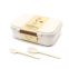 Ланчбокс (контейнер для еды) Ulf из пшеничного волокна, Бежевый