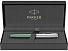 Перьевая ручка Parker Sonnet Essentials Green SB Steel CT, перо: F, цвет чернил: black, в подарочной упаковке.