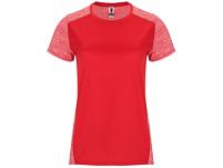 Спортивная футболка Zolder женская, красный/меланжевый красный