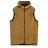 Жилет с капюшоном унисекс Gotland, горчичный