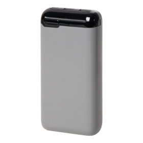 Универсальный аккумулятор Num 20 (20000 мАч), серый, 14,6х7.0х2,75 см, серый