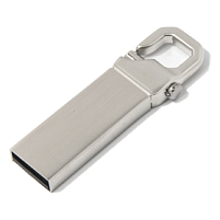 USB flash-карта CARABINE (8Гб), серебристый USB flash-карта CARABINE (8Гб), серебристый