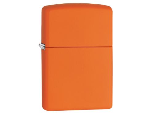 Зажигалка ZIPPO Classic с покрытием Orange Matte, латунь/сталь, оранжевая, матовая, 38x13x57 мм