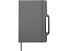 Nexus блокнот формата А5 в твердой обложке с ручкой и карандашом - Серый
