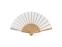 Деревянный веер MILOS, натуральный/белый