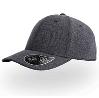 Бейсболка LOOP, 6 клиньев,  пластиковая застежка, темно-синий