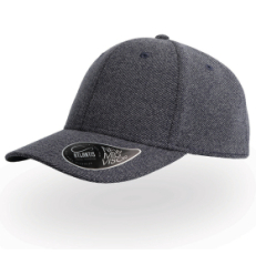 Бейсболка LOOP, 6 клиньев,  пластиковая застежка, темно-синий