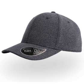 Бейсболка LOOP, 6 клиньев,  пластиковая застежка, темно-синий