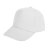Бейсболка OPTIMA S, 5 клиньев, металлическая застежка, белый