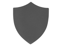 ПАТЧ ЩИТ nubuk (серый) 6,6 х 5,5 см