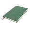 Блокнот A5 Donnie в мягком переплёте c карманом для ручки, Темно-зеленый