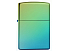Зажигалка ZIPPO Classic с покрытием High Polish Teal, латунь/сталь, зелёная, глянцевая, 38x13x57 мм
