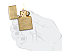 Зажигалка ZIPPO Classic с покрытием Tumbled Brass, латунь/сталь, золотистая, матовая, 38x13x57 мм