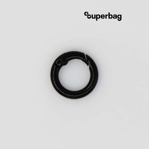 Карабин-кольцо Ring для обвеса, d=2см (черный)