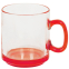 Кружка "Joyful", прозрачный, красный