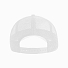 Бейсболка ZION, 5 клиньев, пластиковая застежка, белый