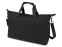 Спортивная сумка для ноутбука с диагональю экрана 15,6 дюйма Turner, изготовленная из переработанных материалов согласно стандарту GRS - сплошной черный