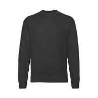 Свитшот с начесом CLASSIC SET-IN SWEAT 280, черный