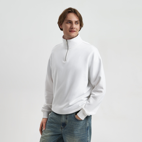 Толстовка на молнии унисекс FLOW, белая