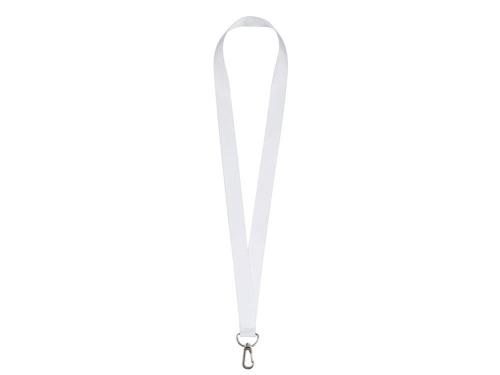 Ланъярд 2 см под сублимацию с трендовым карабином, серебристый