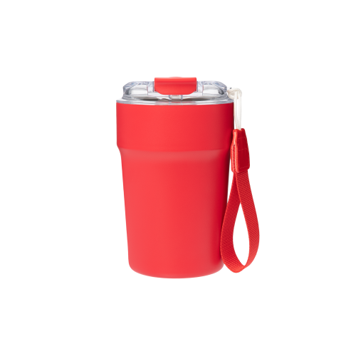 Термокружка вакуумная Monaco, красная