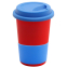 Кружка Magic To Go, Kрасный/светло-синий