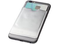 Бумажник для карт с RFID-чипом для смартфона, цвет: серебристый