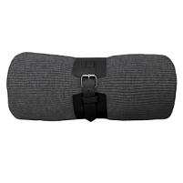 Плед  "Belt"; серый; 130 х 180 см; 100% акрил, с поясом, серый