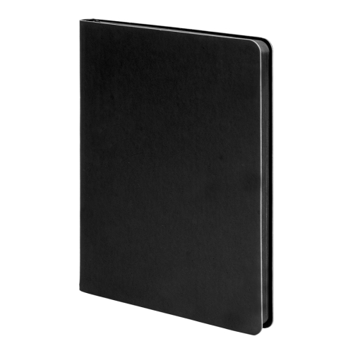 Ежедневник недатированный Pulpy, А5,  черный, кремовый блок в линейку, черный срез, черный