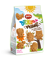 Печенье с шоколадной крошкой Drillo & friends, Bauli (0,350кг)