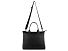 Сумка-шоппер BUGATTI Elsa, чёрная, воловья кожа/полиэстер, 46х11х31,5 см
