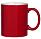 Кружка Promo, красная с белым